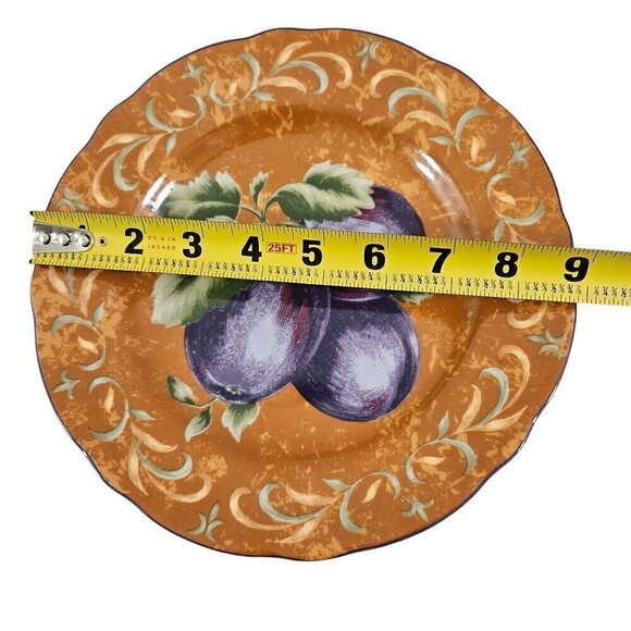 Noble Excellence Napa Valley HONEY and PLUM 8 5/8" Salad Luncheon Plates - Picture 11 of 16